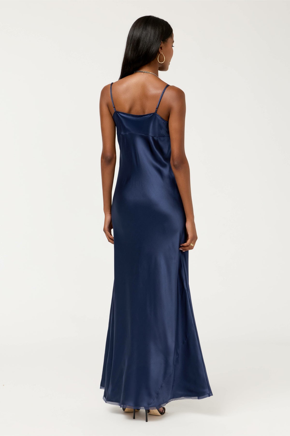 ESSENTIALS SILK SLIP DRESS