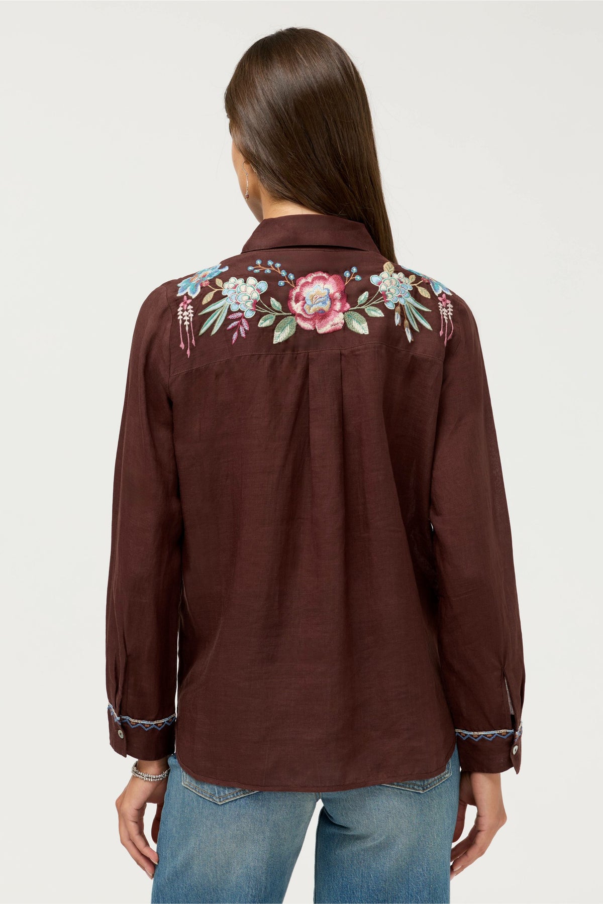 CONTRAST BINDING SHIRT