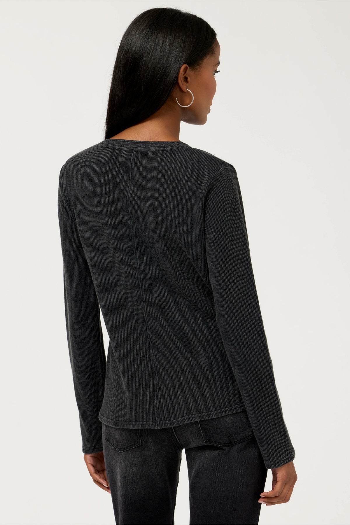 MIXED MEDIA HENLEY THERMAL