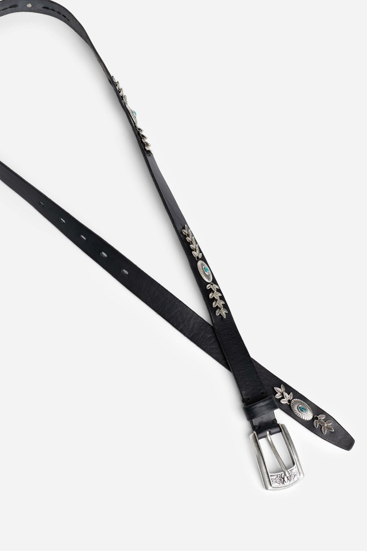 FLOREALE ITALIAN LEATHER CONCH BELT