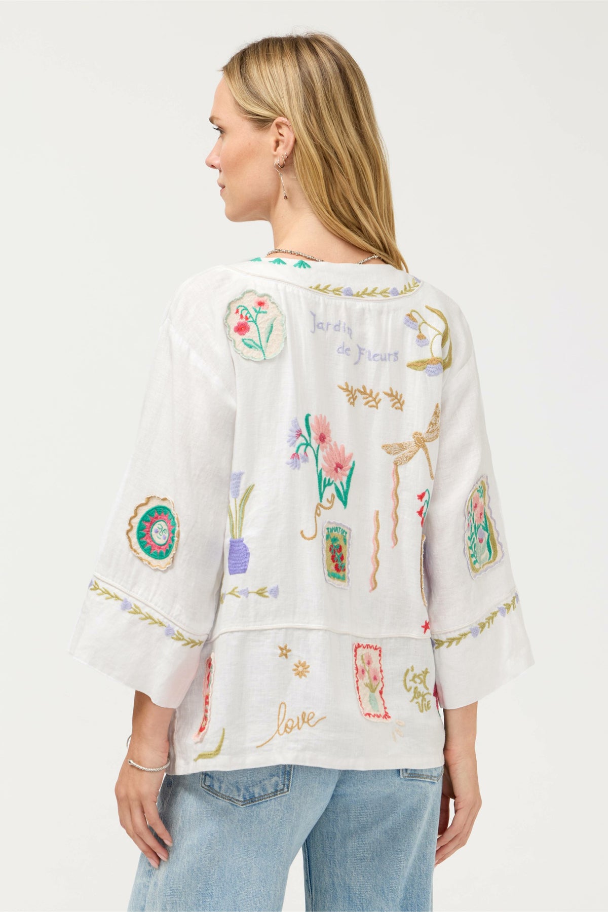 WIDE HEM KIMONO