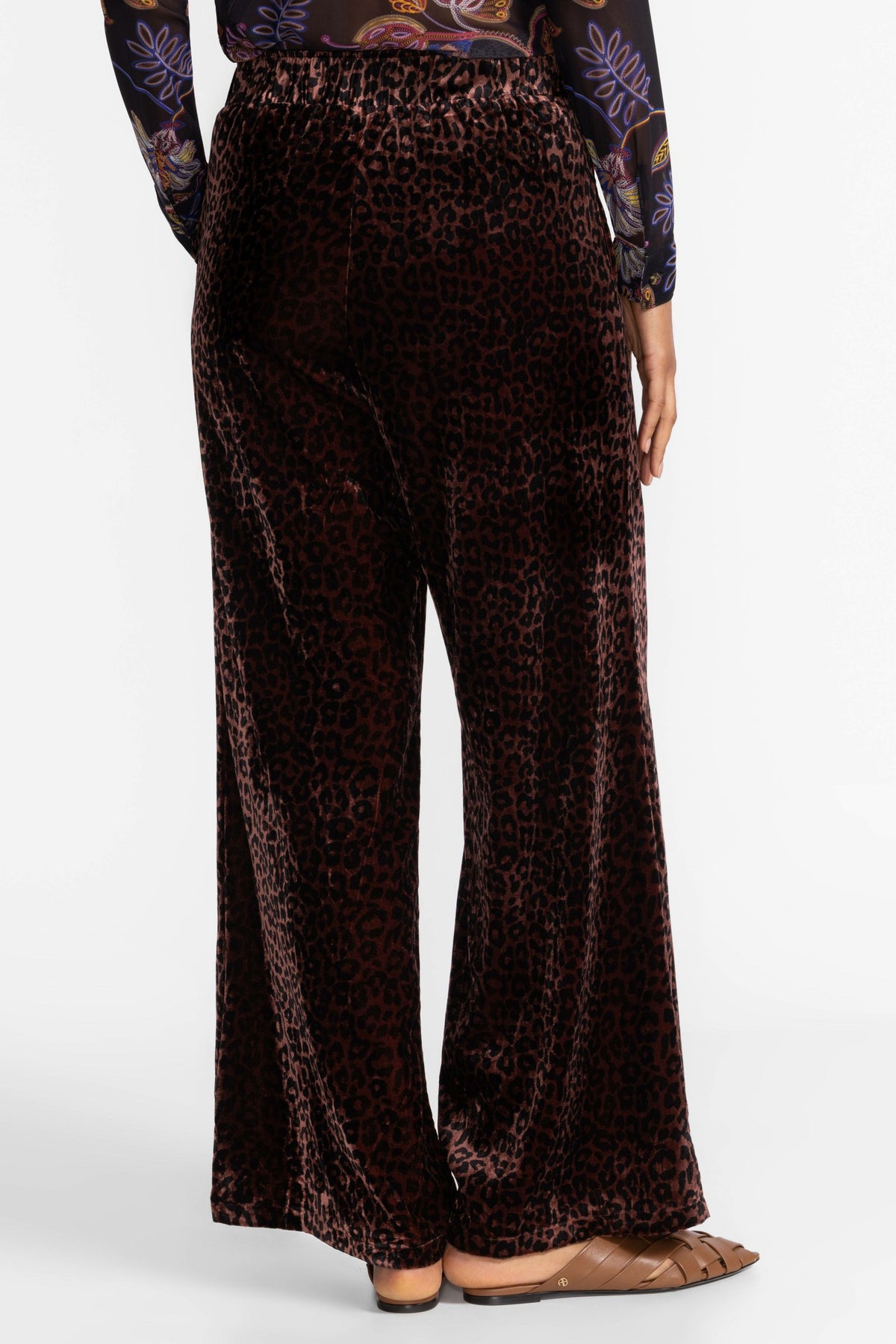 WIDE LEG VELVET PANT
