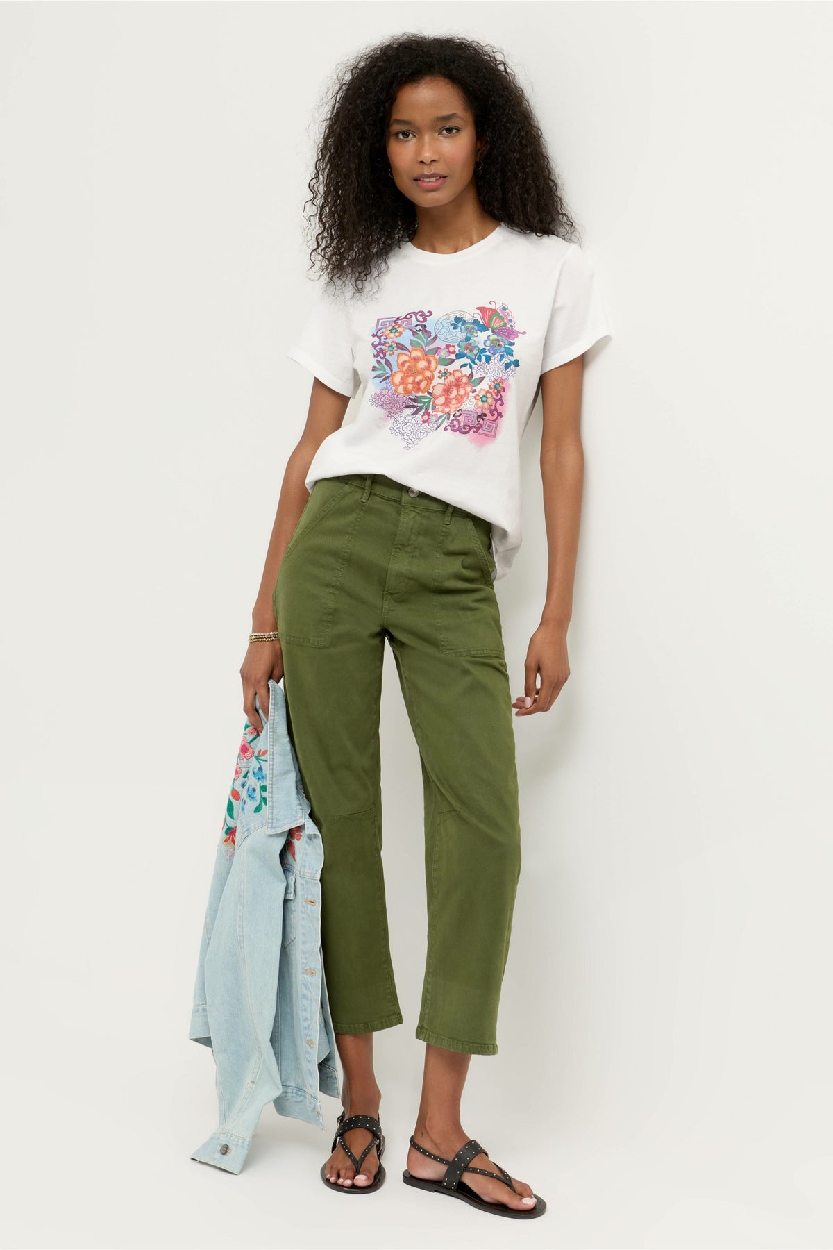 ROSEUM SWIM COVERUP T-SHIRT