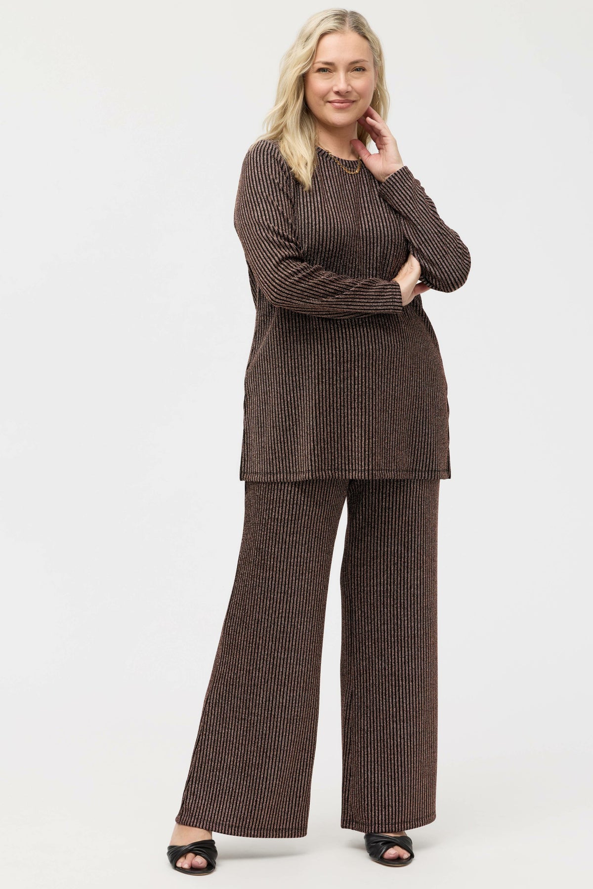 JENNA METALLIC TUNIC
