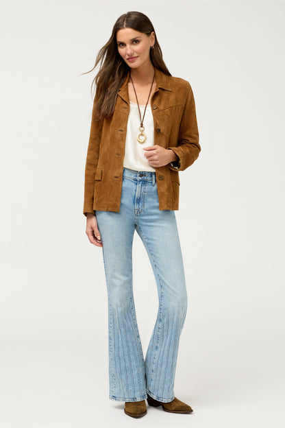DIAMOND LASER ITALIAN SUEDE JACKET