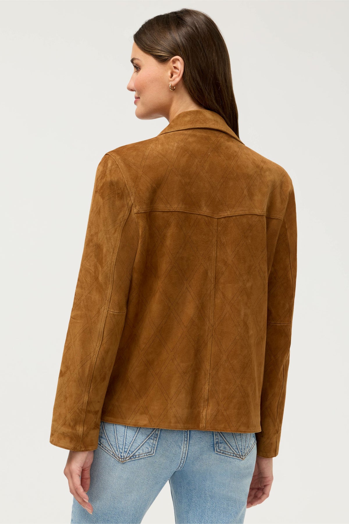 DIAMOND LASER ITALIAN SUEDE JACKET