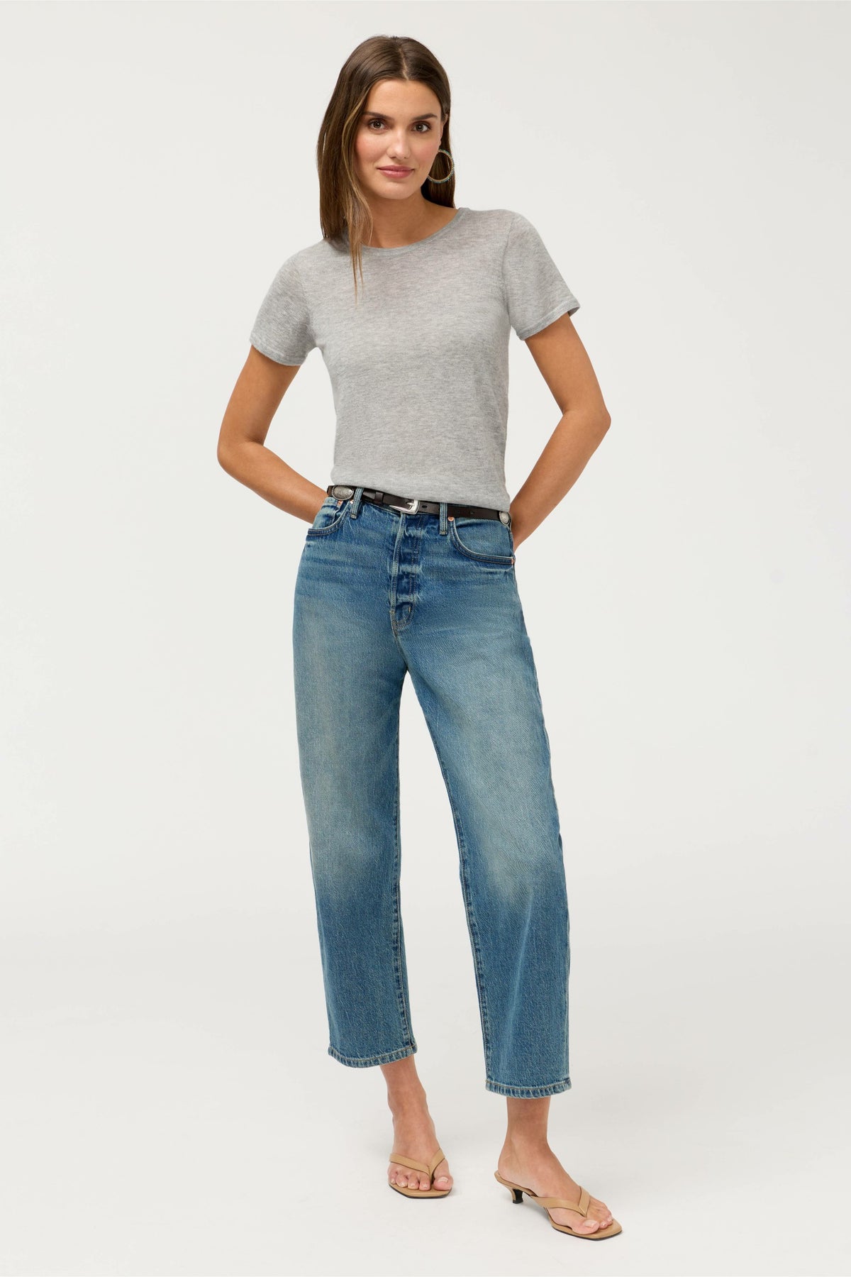 CASHMERE SHORT SLEEVE CREWNECK