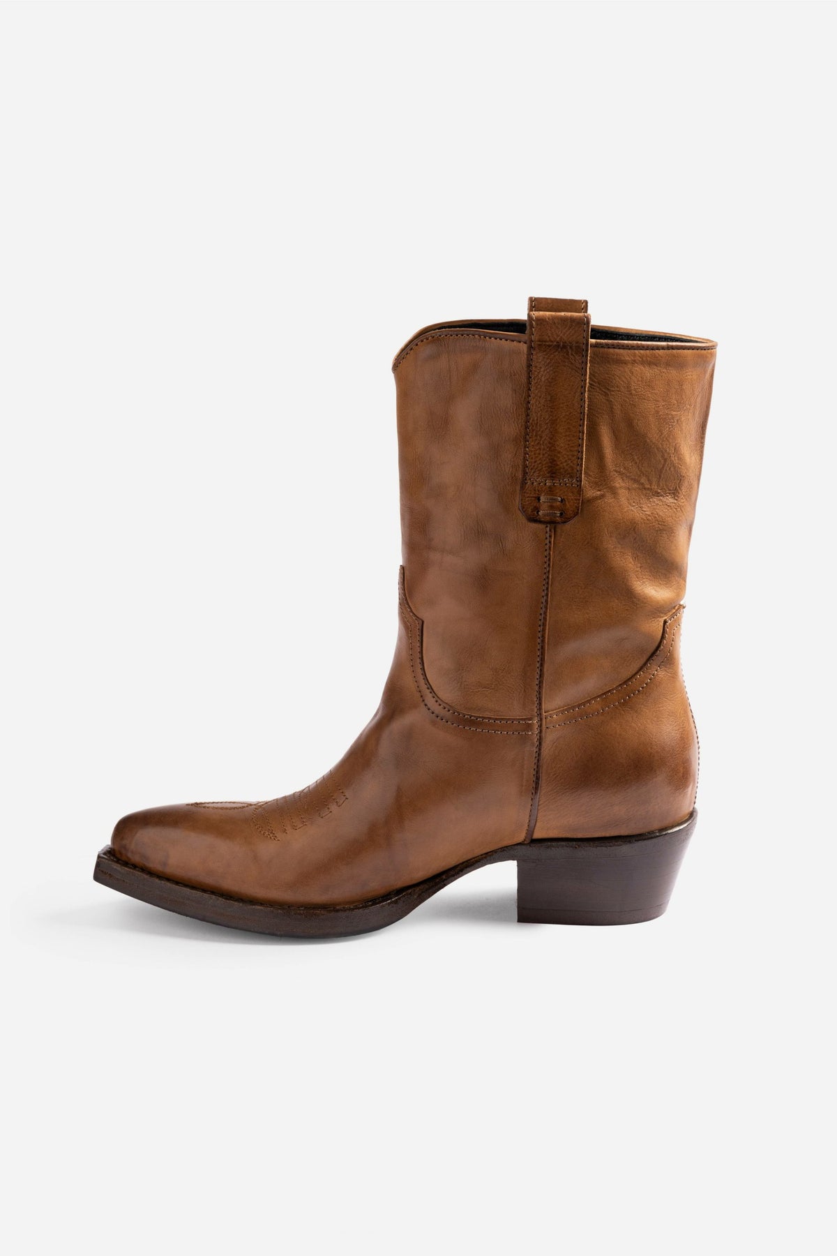 ITALIAN LEATHER WESTERN RIDING BOOT