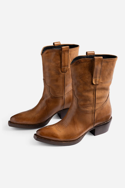 ITALIAN LEATHER WESTERN RIDING BOOT