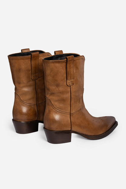 ITALIAN LEATHER WESTERN RIDING BOOT