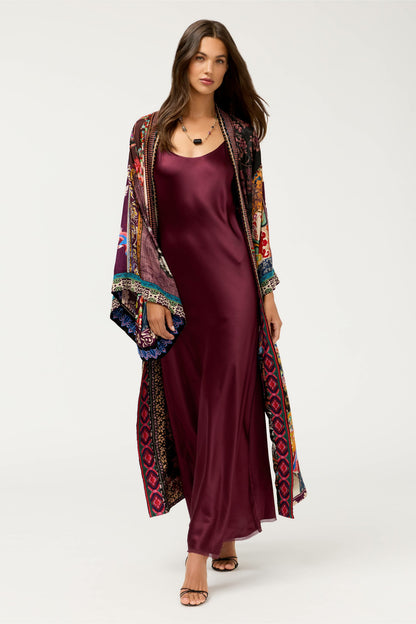 ESSENTIALS SILK SLIP DRESS