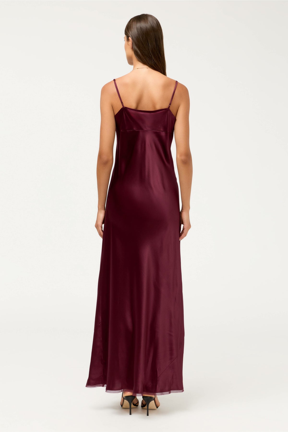 ESSENTIALS SILK SLIP DRESS