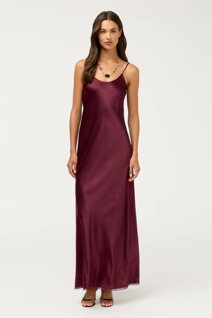 ESSENTIALS SILK SLIP DRESS
