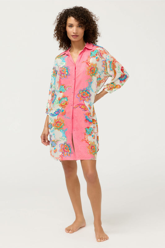 ROISIN BUTTON DOWN SHIRT DRESS