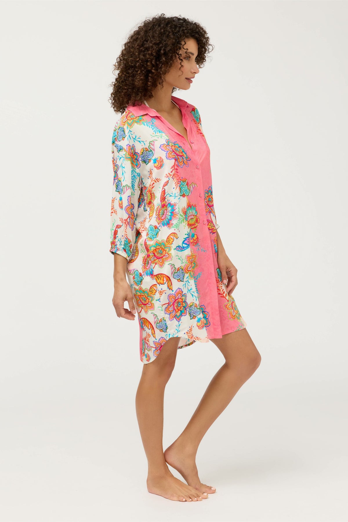 ROISIN BUTTON DOWN SHIRT DRESS