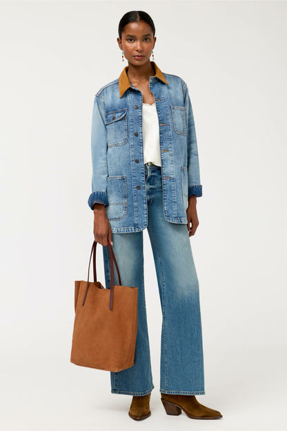 ITALIAN SUEDE CLASSIC TOTE