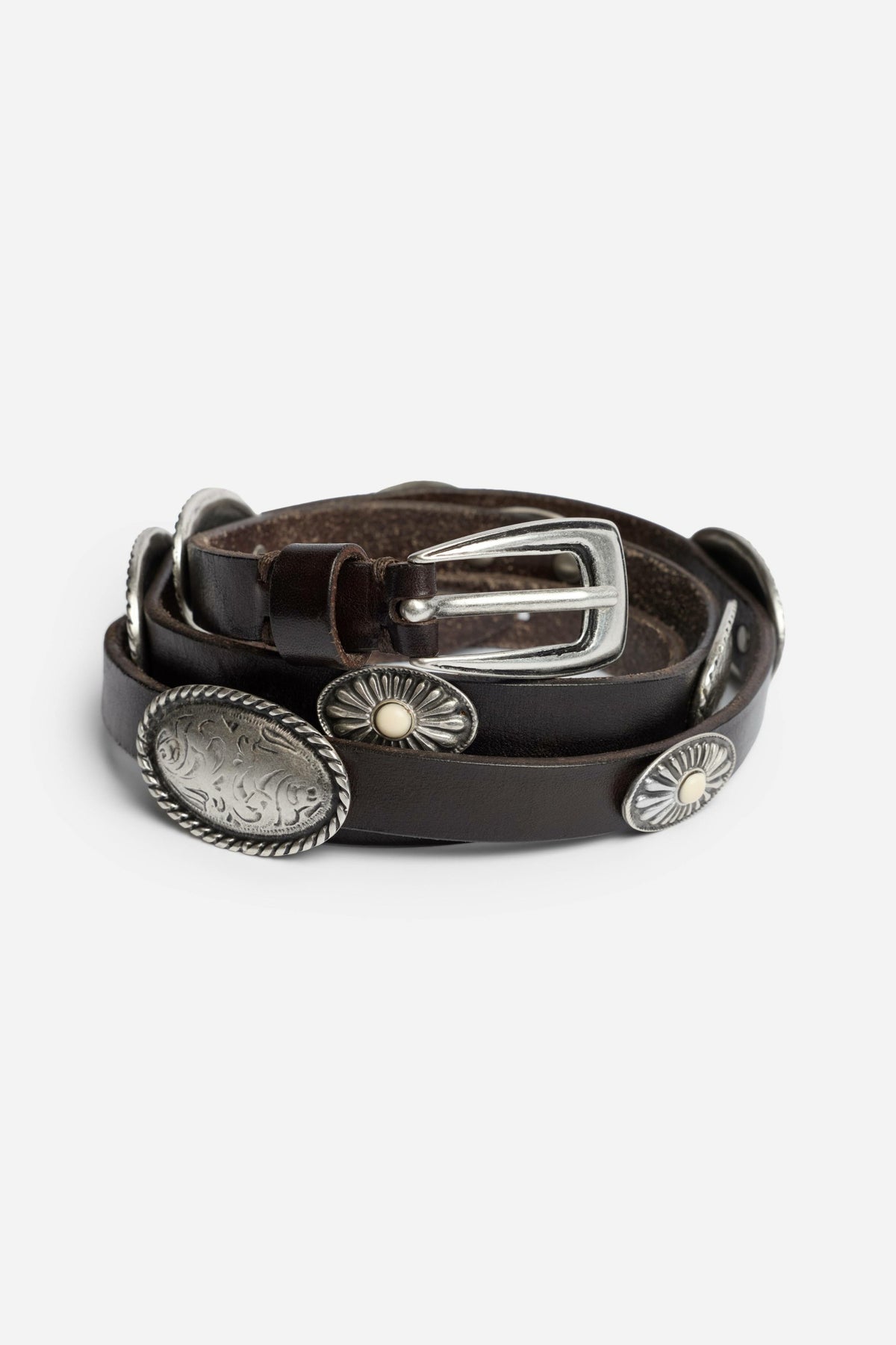 LEGGERA ITALIAN LEATHER CONCH BELT