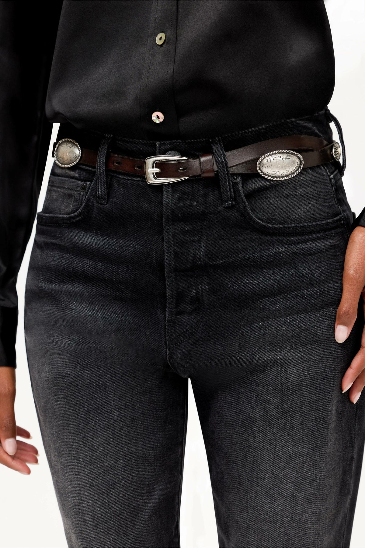 LEGGERA ITALIAN LEATHER CONCH BELT