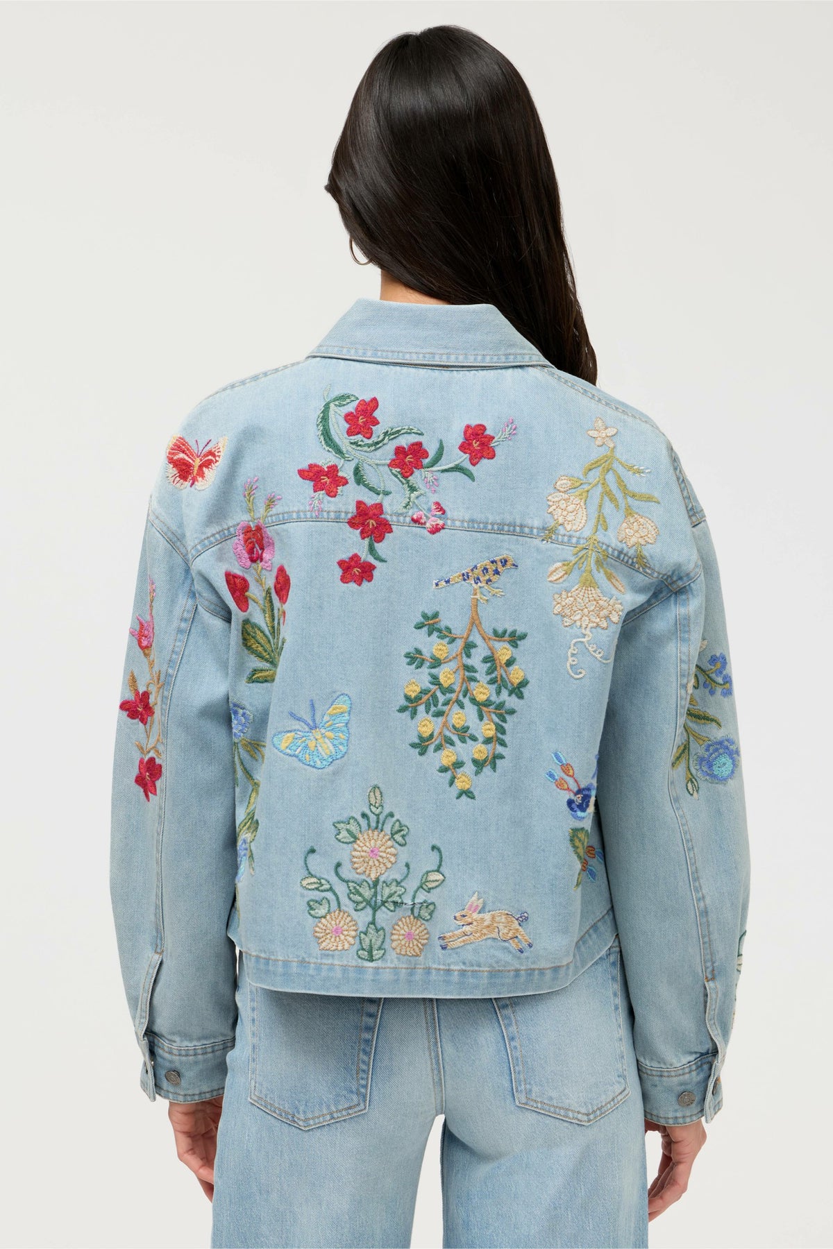 BEATRIX CROPPED DENIM JACKET