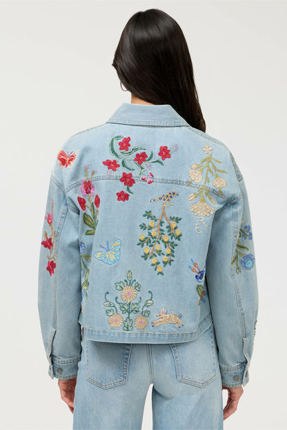 BEATRIX CROPPED DENIM JACKET