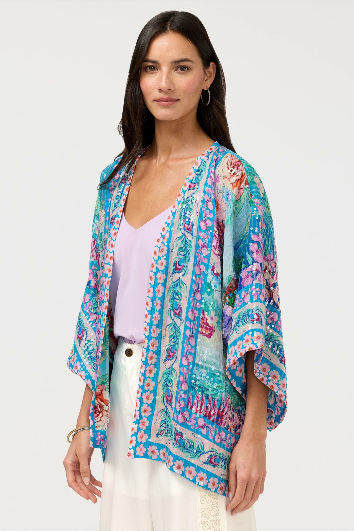 BOMI SEQUIN KIMONO