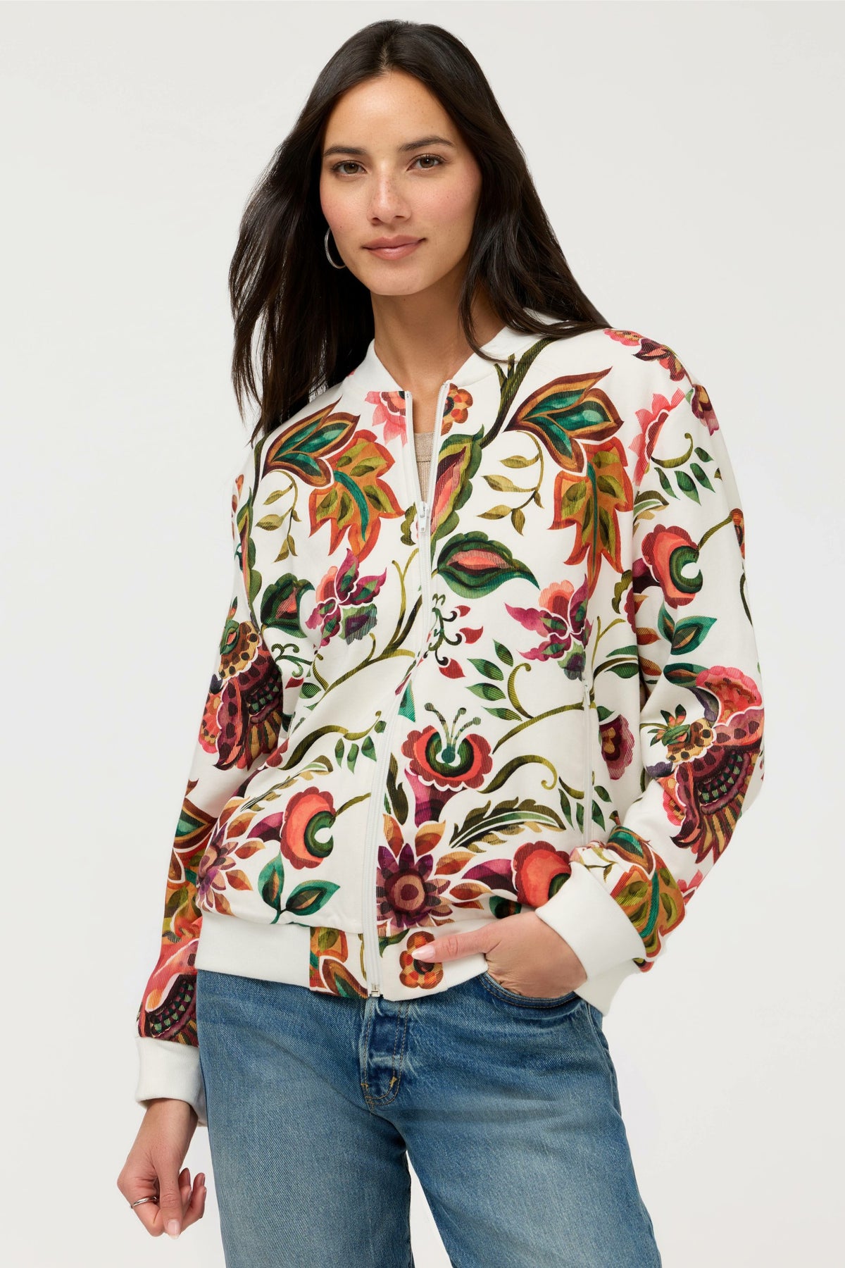 BEE ACTIVE DROP SHOULDER BOMBER JACKET