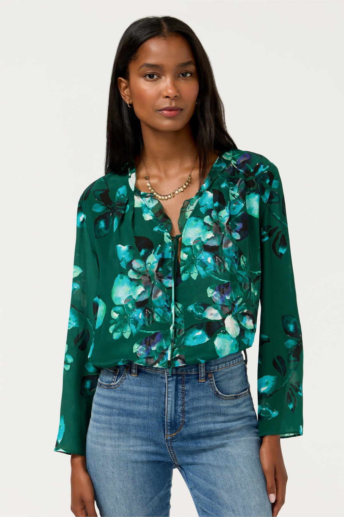 RUFFLE BLOUSE