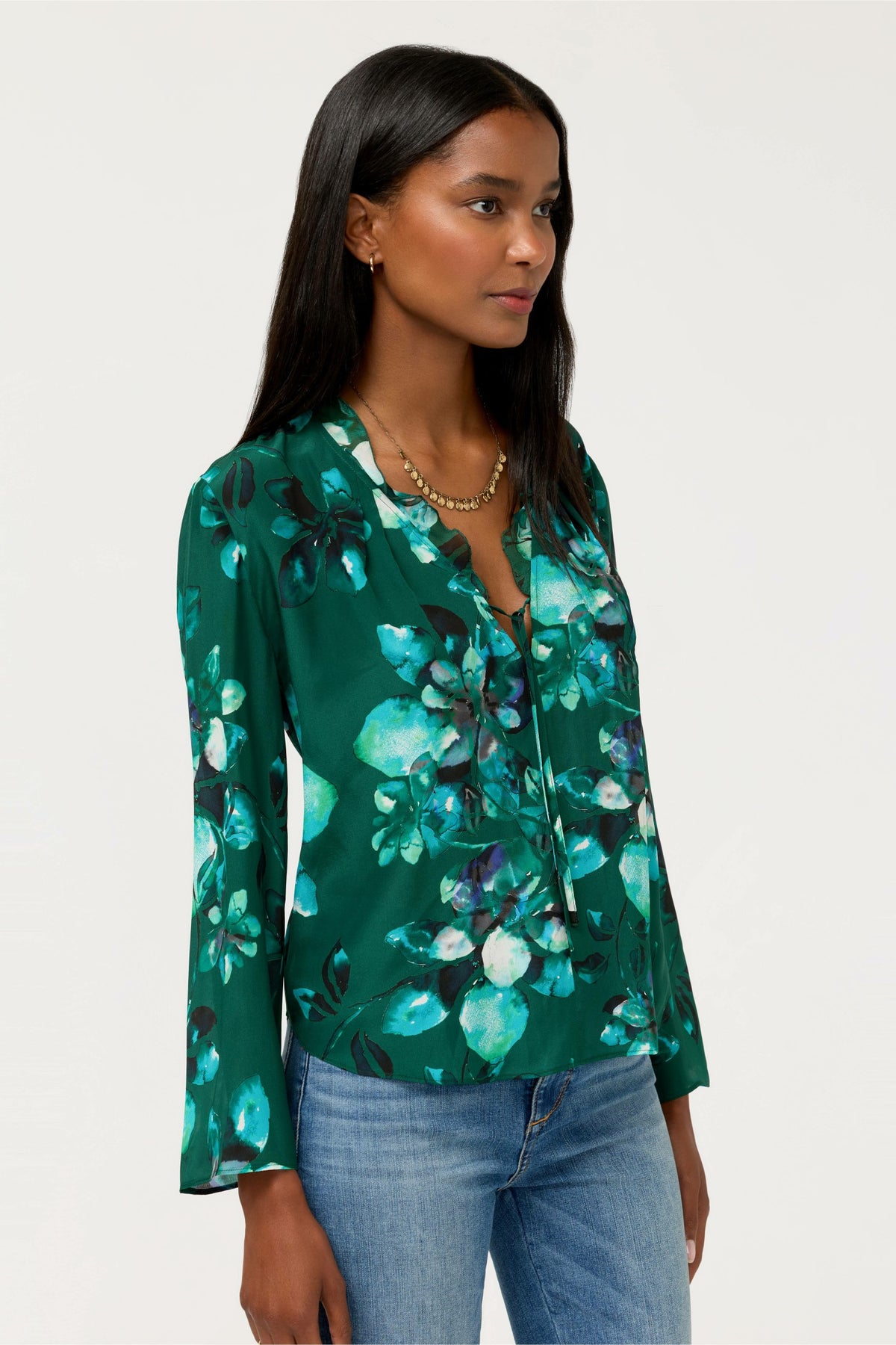 RUFFLE BLOUSE