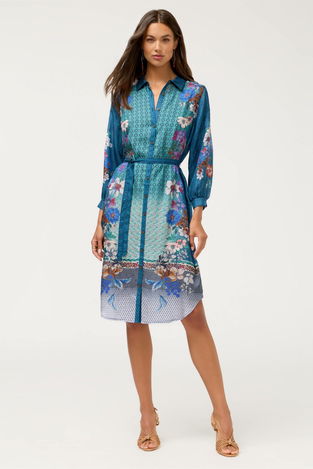 ARANI MIDI SHIRT DRESS