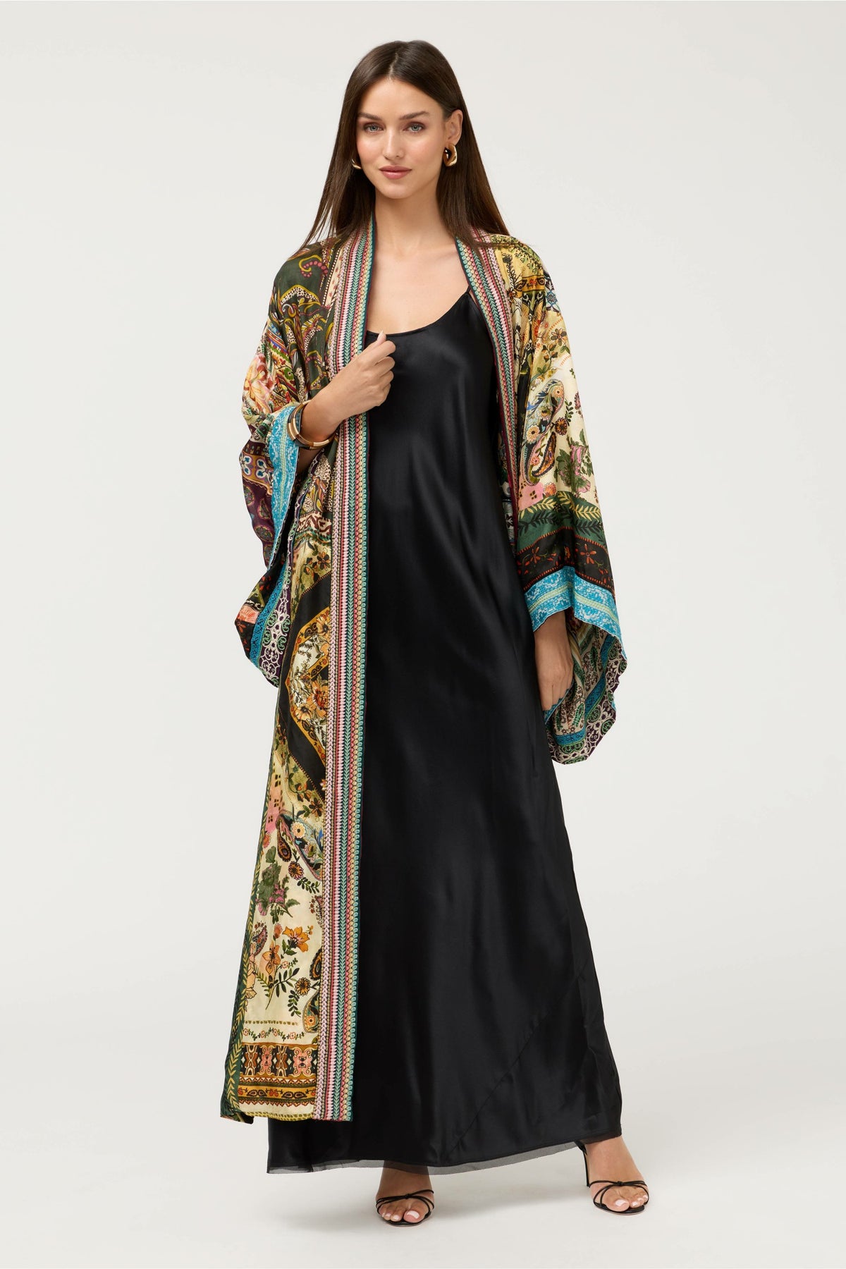 ESSENTIALS SILK SLIP DRESS