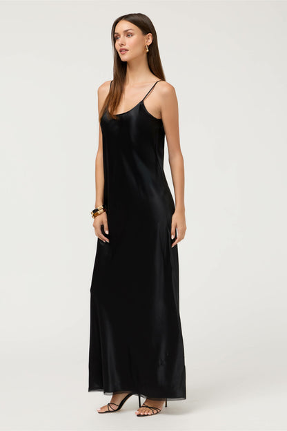 ESSENTIALS SILK SLIP DRESS