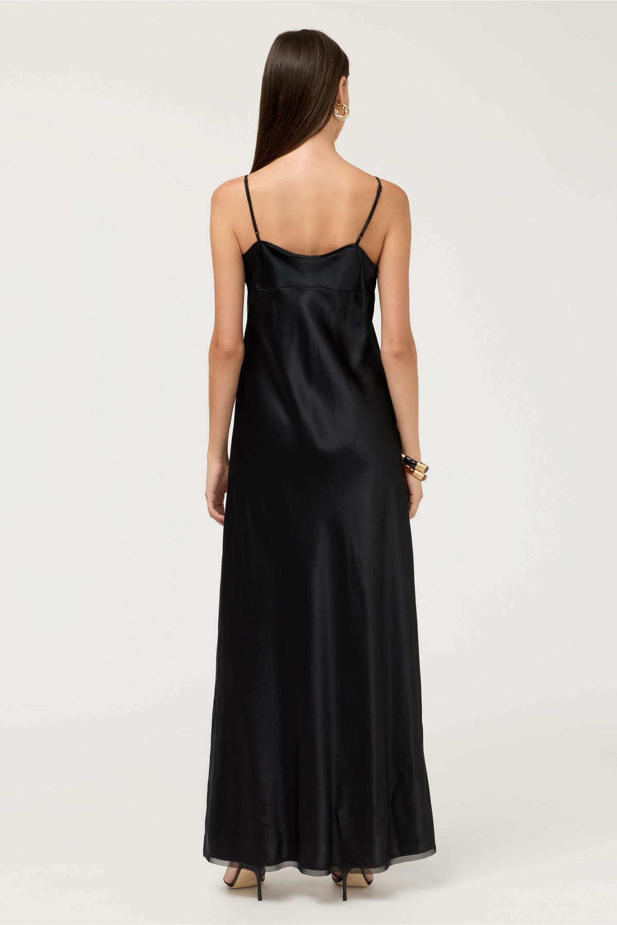 ESSENTIALS SILK SLIP DRESS