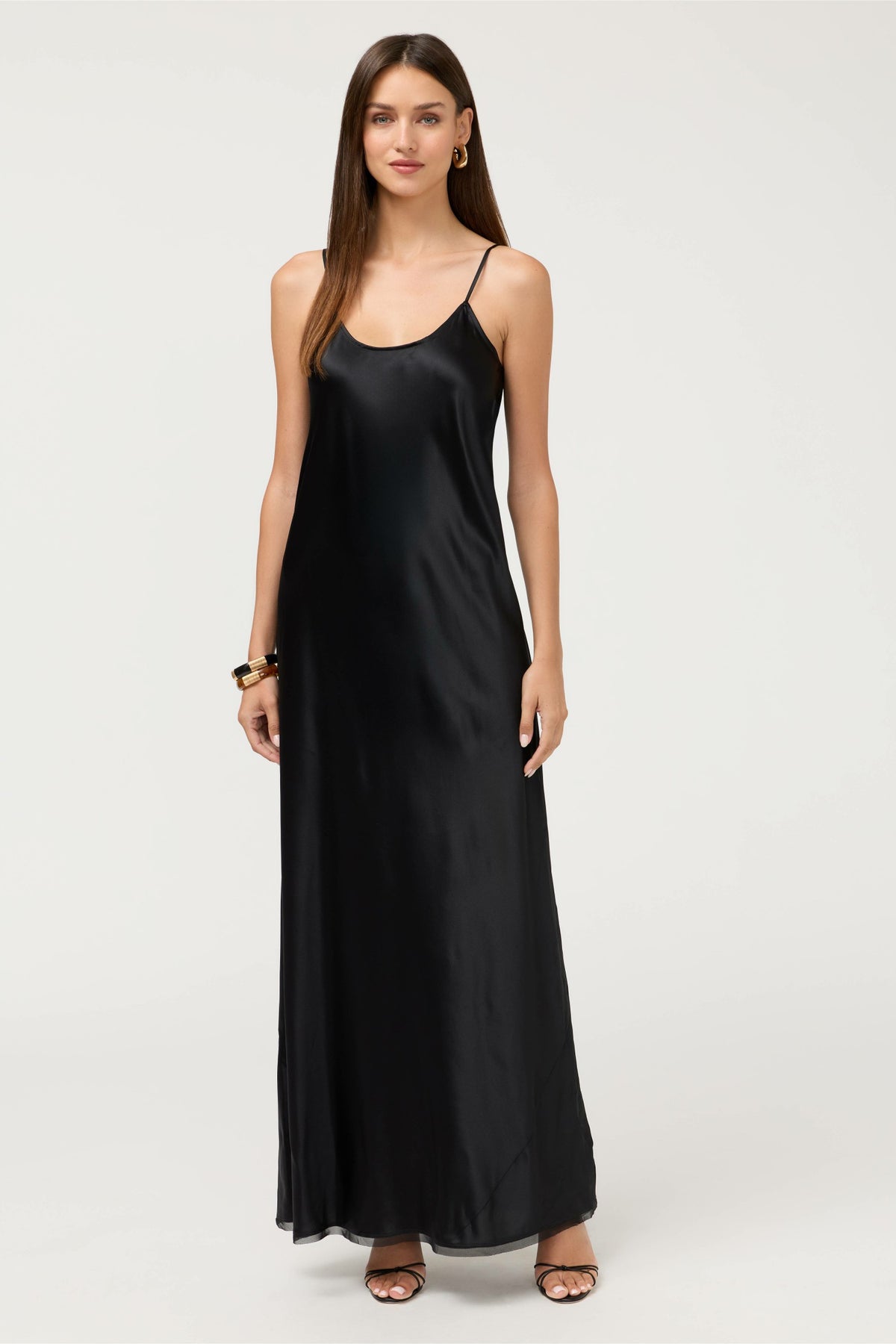 ESSENTIALS SILK SLIP DRESS