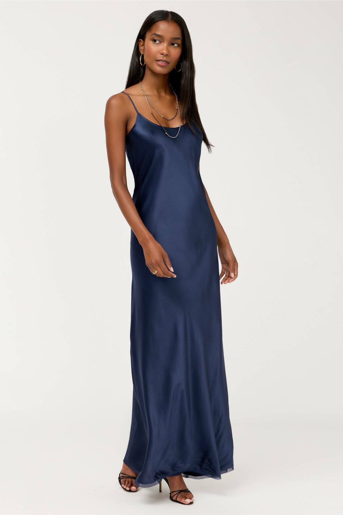 ESSENTIALS SILK SLIP DRESS