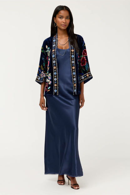 ESSENTIALS SILK SLIP DRESS