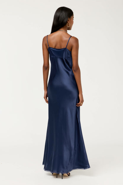 ESSENTIALS SILK SLIP DRESS