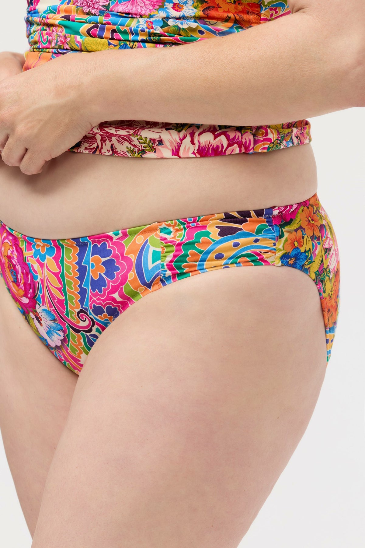 CRISPIRE RUCHED HIPSTER BOTTOM