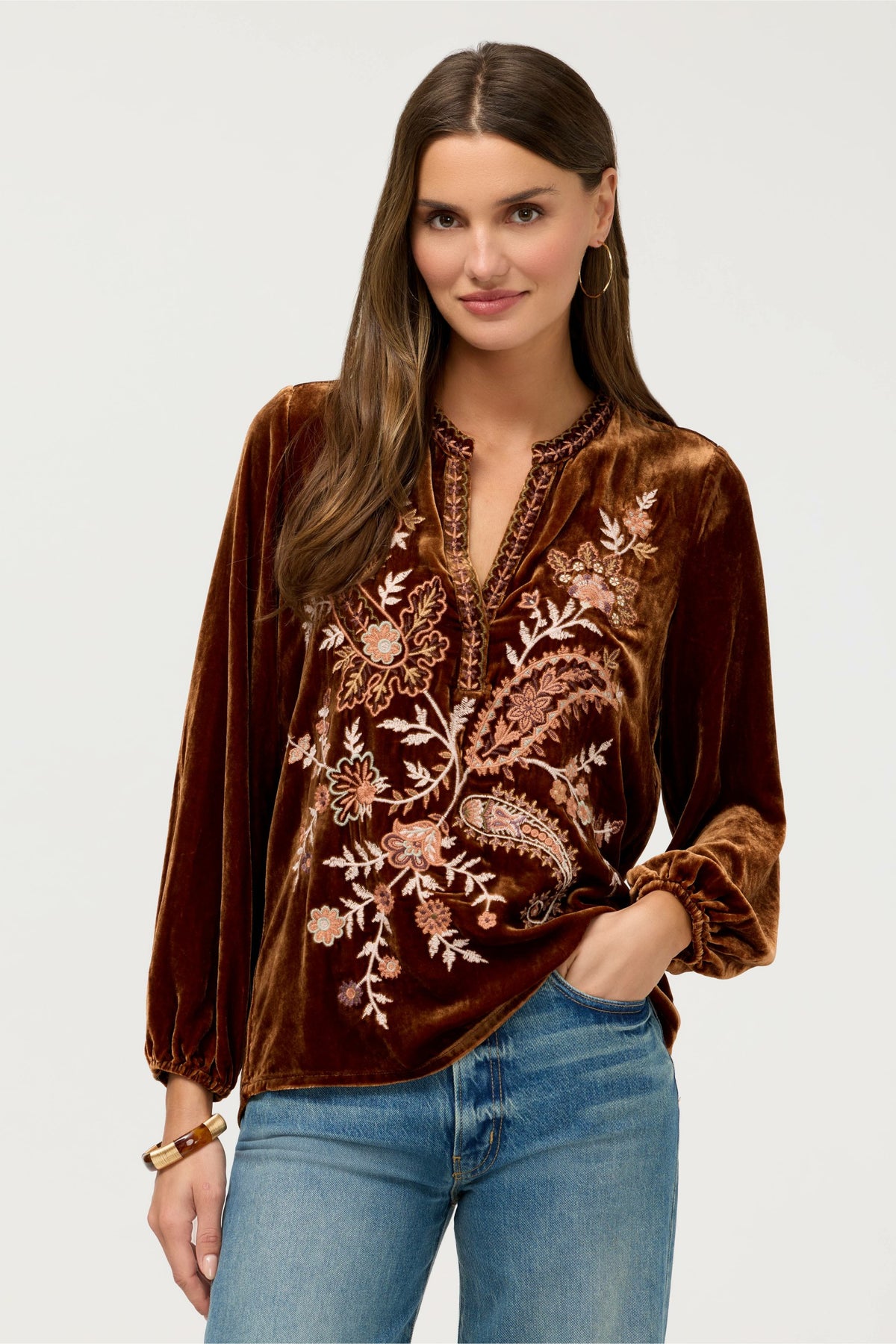 RELAXED SWING BLOUSE