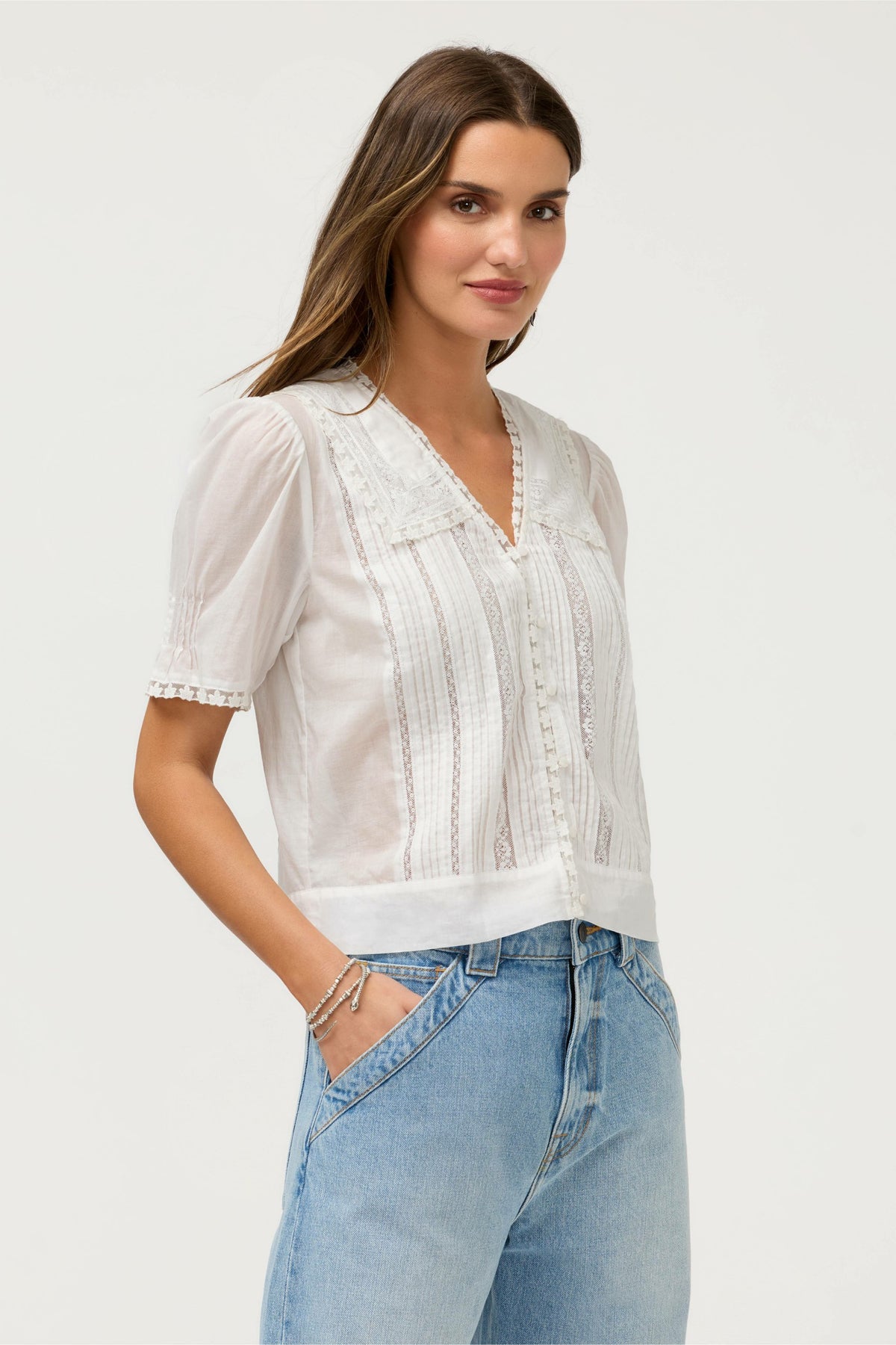 KAYTI PINTUCK BLOUSE