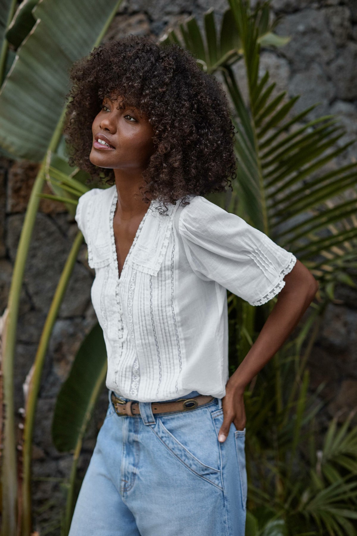 KAYTI PINTUCK BLOUSE