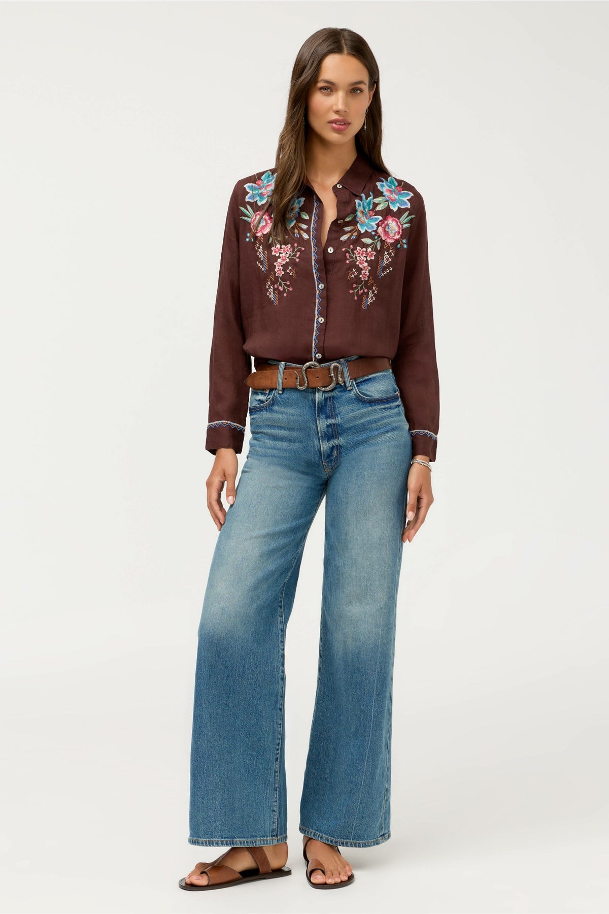CONTRAST BINDING SHIRT