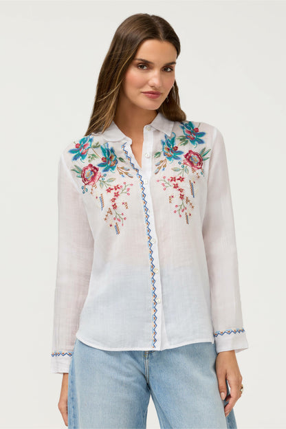 CONTRAST BINDING SHIRT