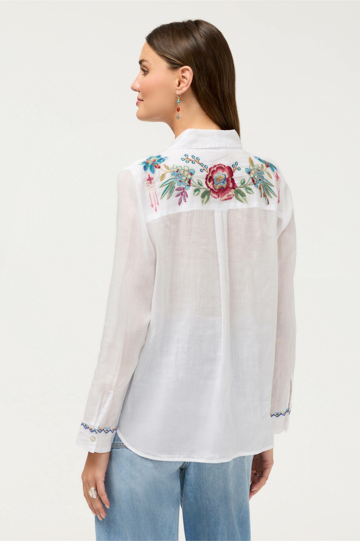 CONTRAST BINDING SHIRT