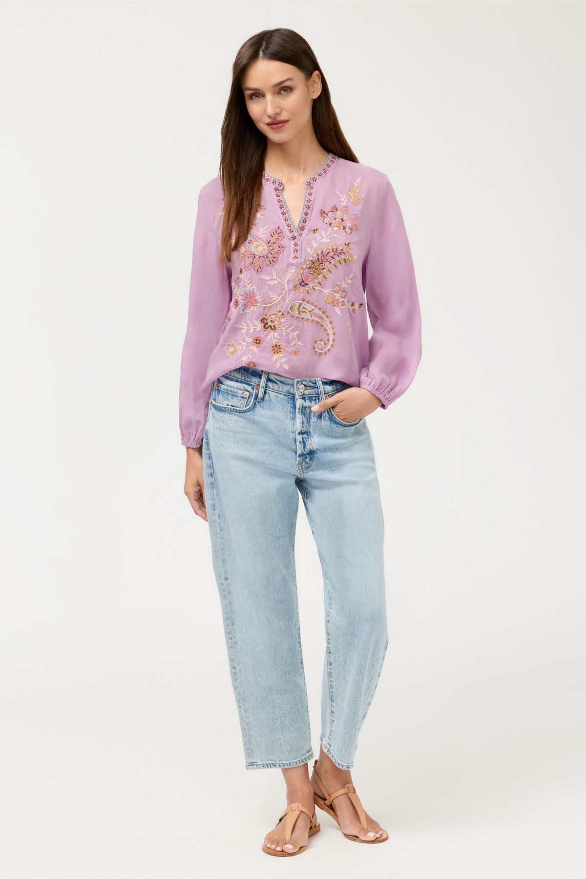 RELAXED SWING BLOUSE