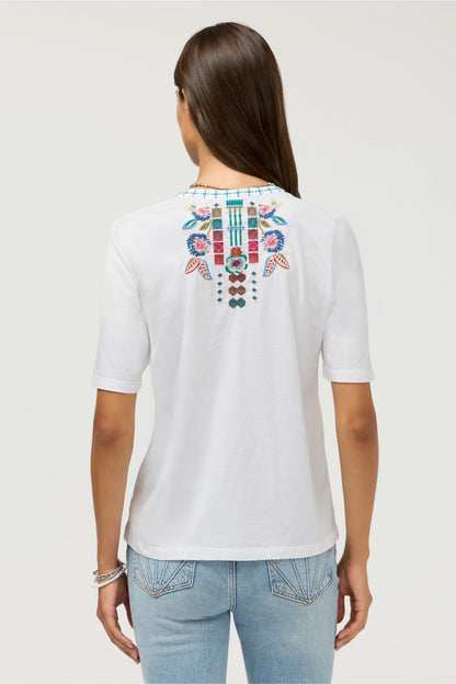 HENLEY KNIT TEE