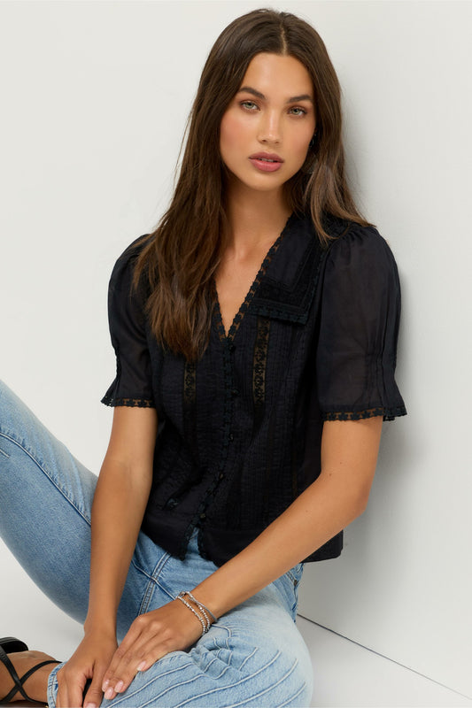 KAYTI PINTUCK BLOUSE