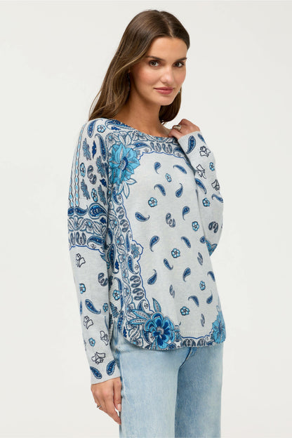 THE PRINTED CREWNECK PULLOVER