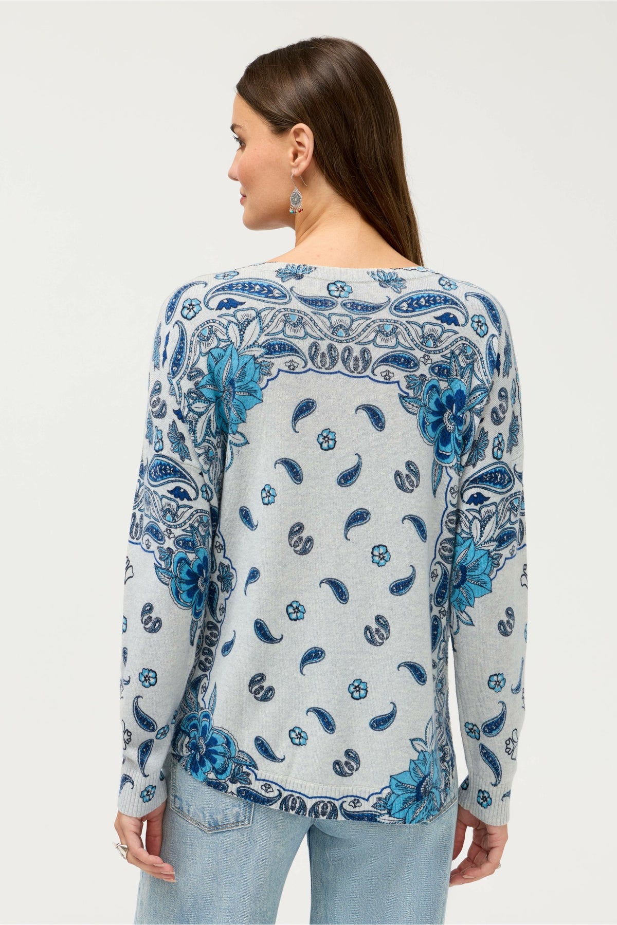 THE PRINTED CREWNECK PULLOVER