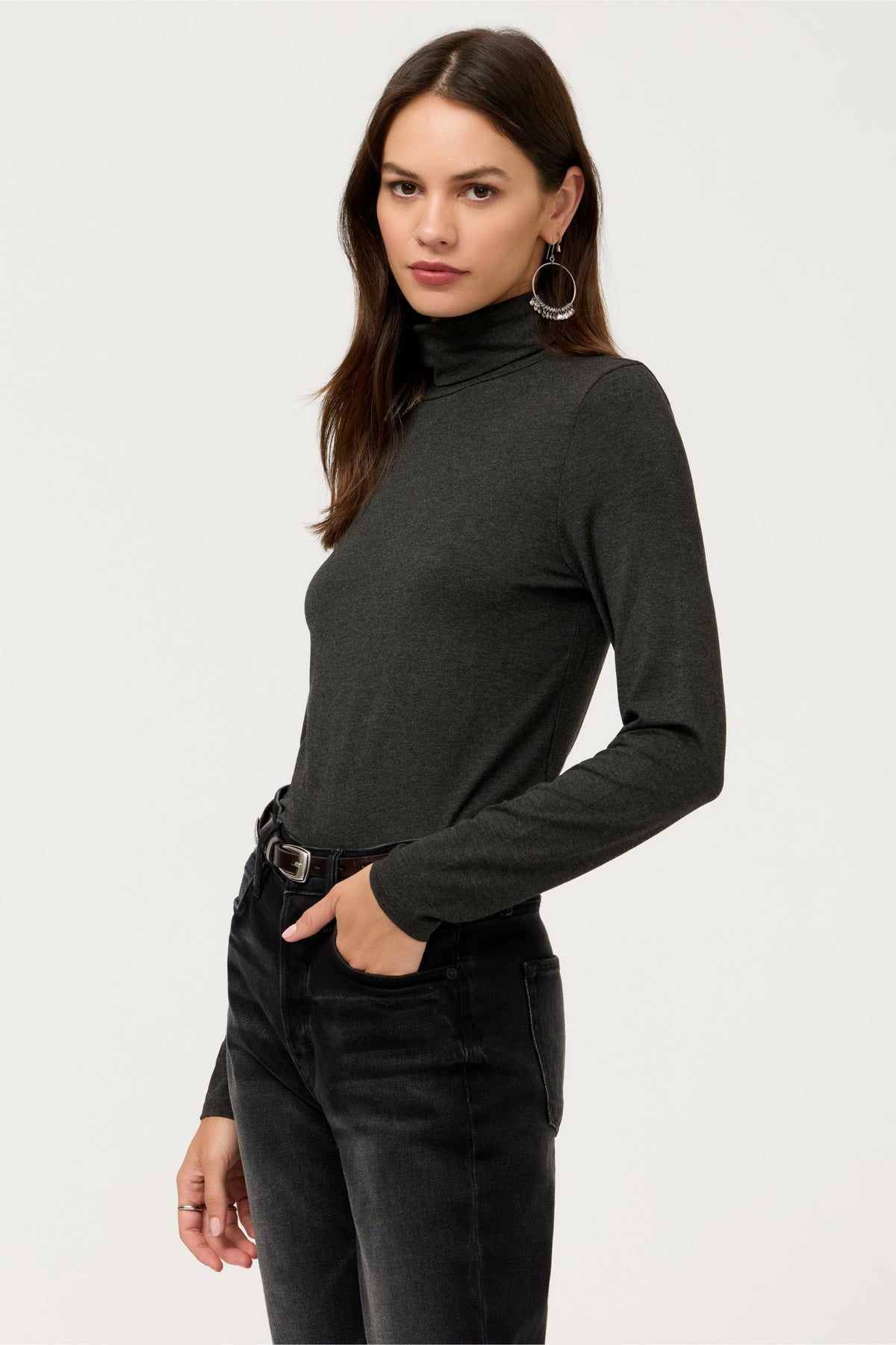 ESSENTIALS SOFT TOUCH LONG SLEEVE TURTLENECK