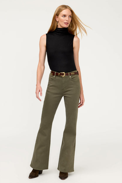 ESSENTIALS SOFT TOUCH METALLIC SLEEVELESS TURTLENECK